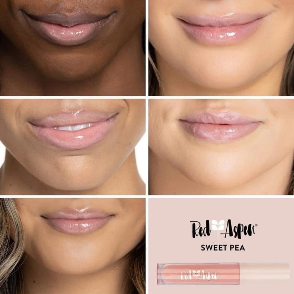Red Aspen Lipgloss Sweet Pea, NIB